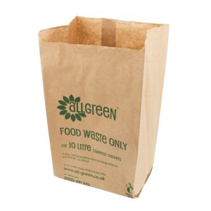 10L EcoSack Paper Compostable Caddy Liners (Medium)