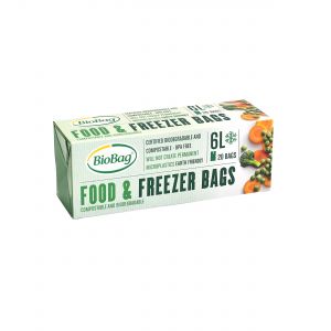 Natural food & freezer compostable bags