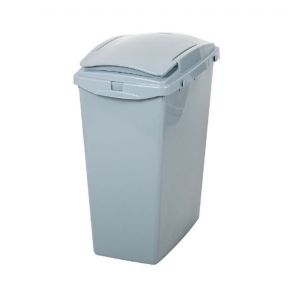a 40L addis recycling bin with a lift up lid, and interlocking design