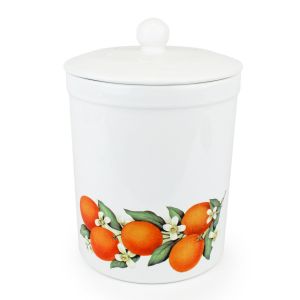 Ashmore Ceramic Compost Caddy - Oranges