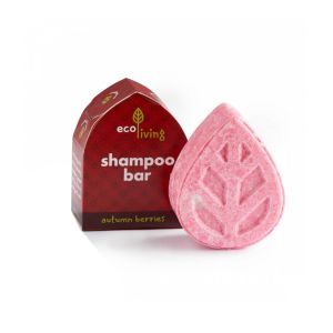 eco friendly berry scented shampoo bar which is vegan and plastic free