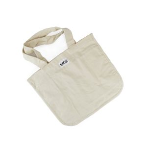 Cotton canvas shopping bag with double shoulder straps