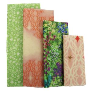 Eco friendly floral pattern food wraps