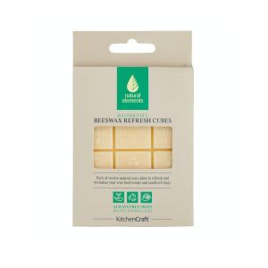 Pack of 12 beeswax refresher cubes for beeswax wraps