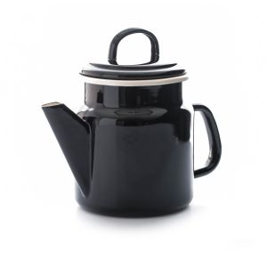 Vintage Home Enamel Small Coffee/Tea Pot - Black