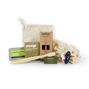 eco friendly gifting bundle with body and dental personal care