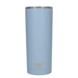 Light blue eco friendly metal travel mug