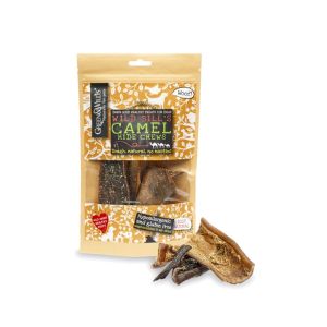 Hypoallergenic and gluten-free dog chews made from camel hide