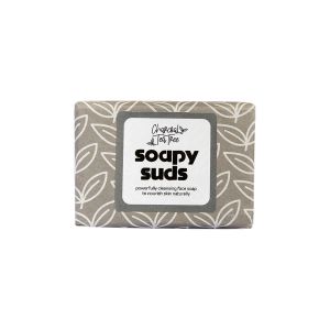 Charcoal and tea tree face soap bar made with premium oils, butters and essential oils.