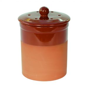 Chetnole Terracotta Compost Caddy - Red