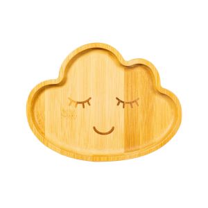 Sass & Belle Children's Bamboo Plate - Cloud