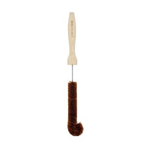 long handled eco friendly bottle brush made from coconut