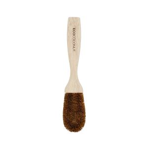 long handled kitchen dish brush made from coconut