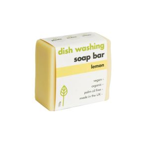 Lemon dish washing soap bar in lemon