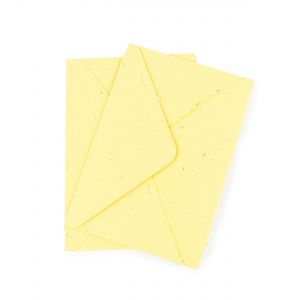 Eco friendly light yellow envelopes 