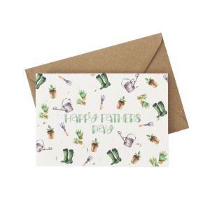 Happy Father's Day (Gardening)  - Wildflower Plantable Card