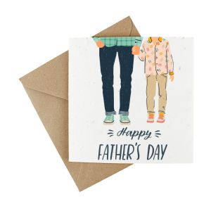 plantable eco friendly father's day card