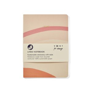 VENT: Sustainable Notebook A5 Ideas Notebook Cream (Lined Paper) 
