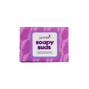 Lavender scented natural shower soap bar made with natural premium oils, butters and essential oils.