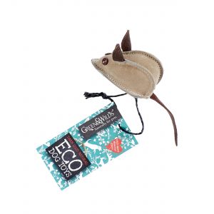 Green & Wilds Eco Dog Toy - Mike the Mouse