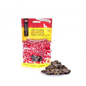 Eco friendly ethical sourced dog treats with ox liver