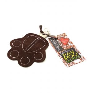 Green & Wilds Paw Dog Poo Bag Holder - Keyring