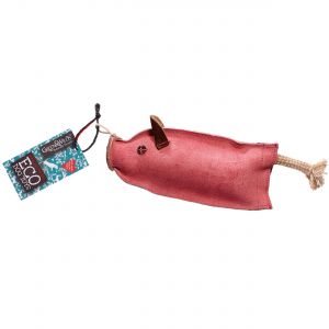 Green & Wilds Eco Dog Toy - Peggy the Pig
