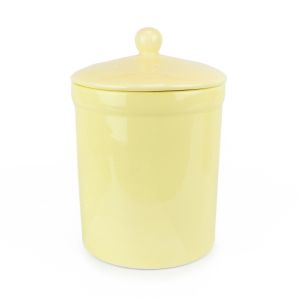  Damaged Portland Ceramic Compost Caddy - Pale Yellow - NO LID