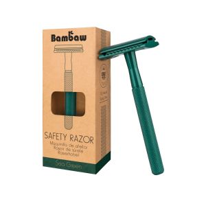 Bambaw Metal Eco Safety Razor - Sea Green