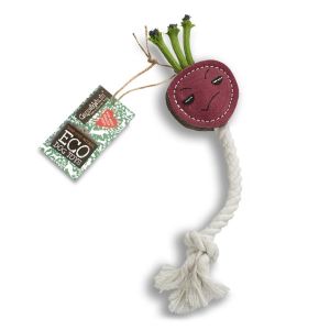 novelty purple radish shaped eco-friendly dog toy