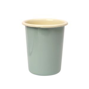 Vintage Home Enamel Beaker - Sage