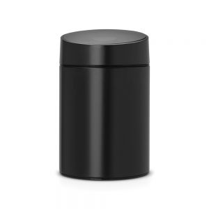 Eco friendly black medium waste bin