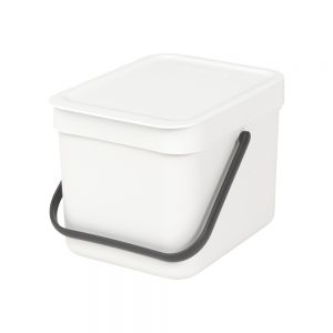 Brabantia Sort & Go Kitchen Caddy - White - 6L Size