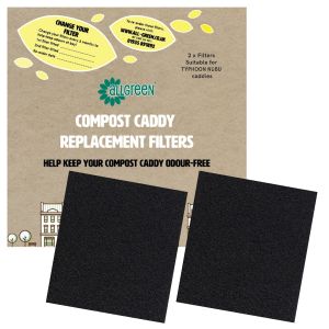 For Living Caddies All-Green Compost Caddy Spare Filters Pack of 2 