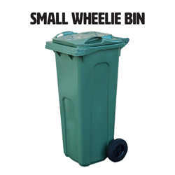 140l small wheelie bin